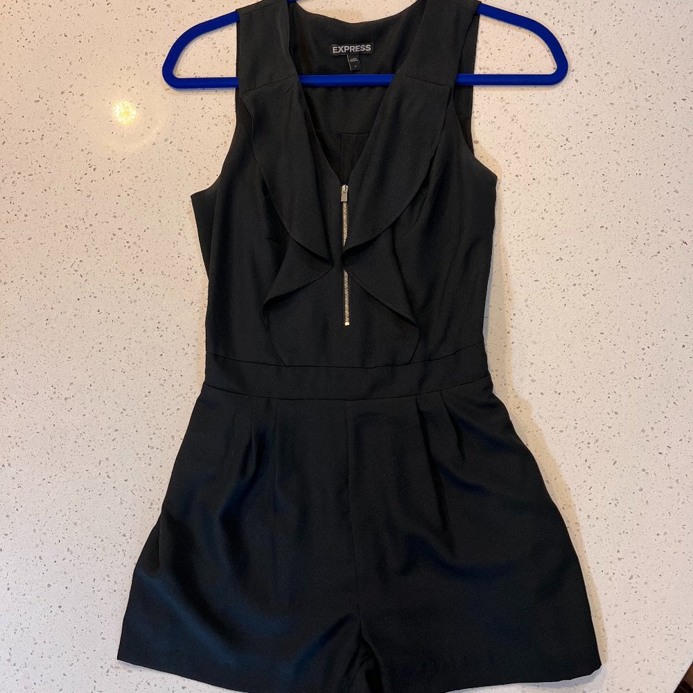 Express Black Dress Romper